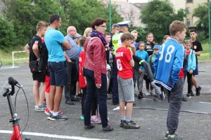 uczestnicy BRD na placu