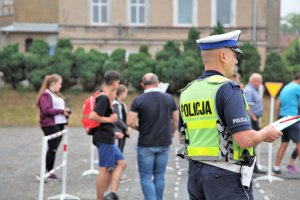 policjant podczas BRD