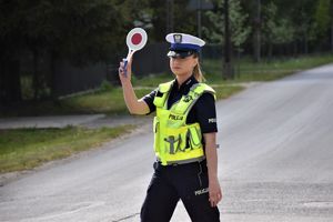 policjantka na drodze