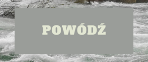 napis Powódź